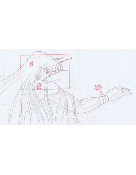 Saint Seiya anime cel