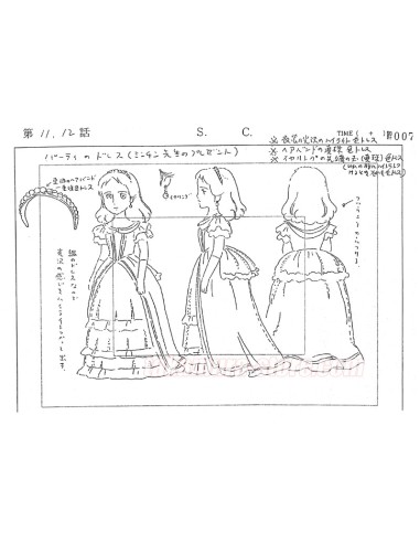 Princess Sarah model sheets