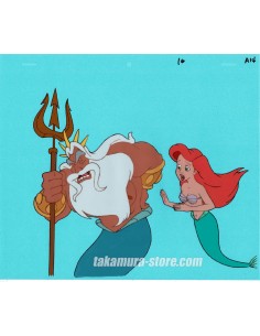 Arielle la petite sirene Disney celluloid