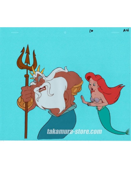 Arielle la petite sirene Disney celluloid