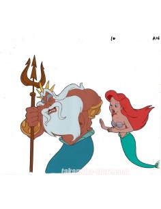 Arielle la petite sirene Disney celluloid 2