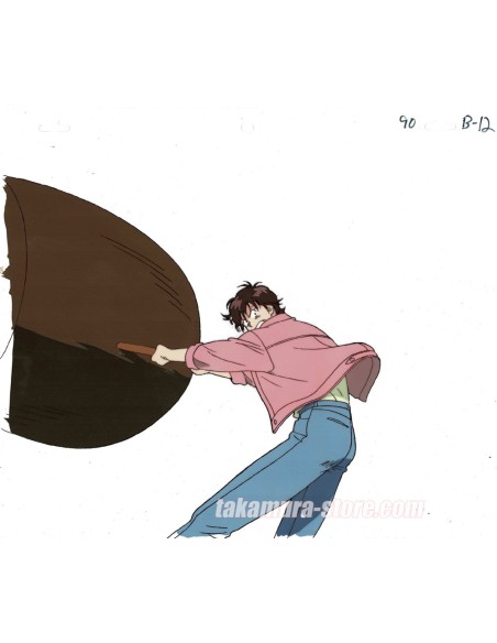 City Hunter anime cel