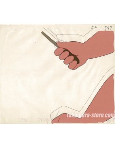 Gauche the Cellist anime cel 2