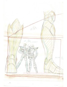 Saint Seiya/chevaliers du zodiac crayonné