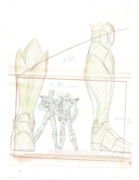 Saint Seiya/chevaliers du zodiac crayonné