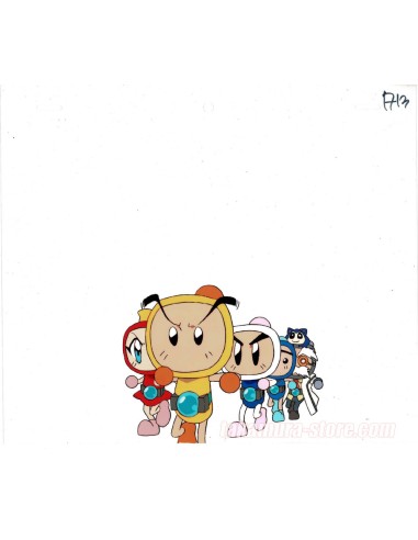 Bomber Man anime cel
