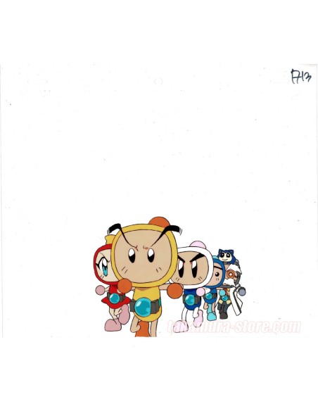 Bomber Man anime cel