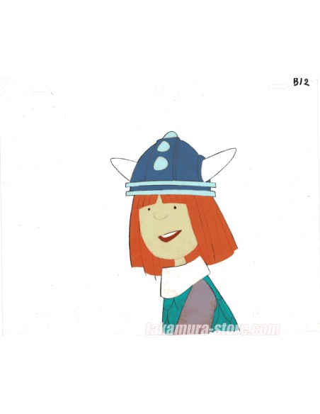 Vicky the Viking anime cel