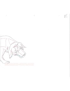 Ginga Nagareboshi Gin original sketch 2