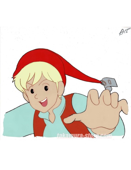 Nils Holgersson anime cel