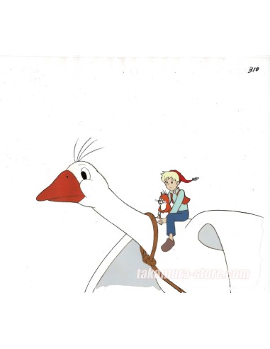 Nils Holgersson anime cel