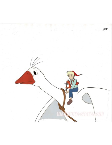 Nils Holgersson anime cel