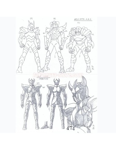 Setting Saint Seiya Backgrounds