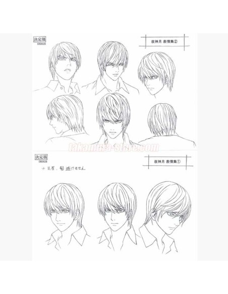 Setting Death Note characters