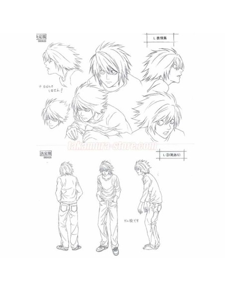 Setting Death Note characters