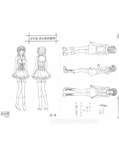 Setting Death Note characters