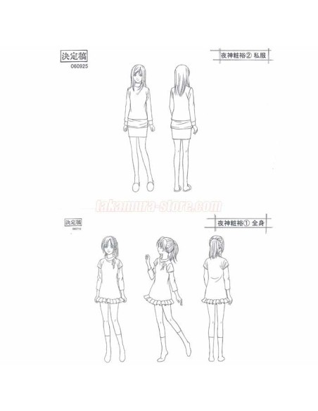 Setting Death Note characters