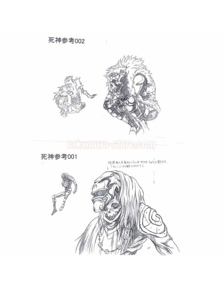 Setting Death Note characters