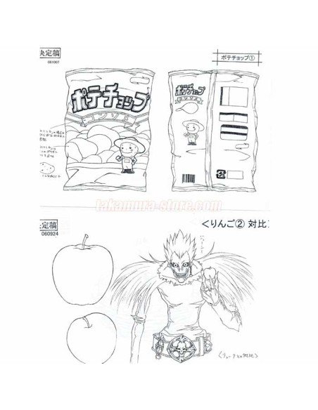 Setting Death Note backgrounds, objects