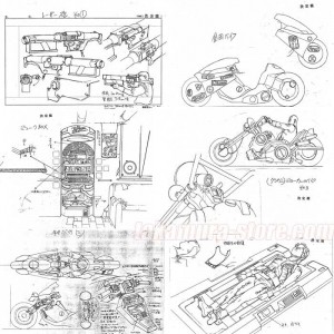 Akira (bikes, objects) character setting