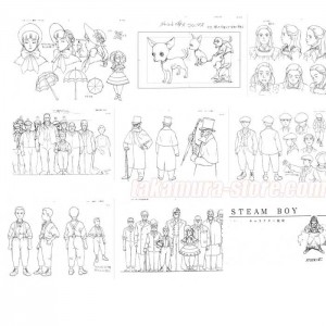 Steamboy Model Sheets