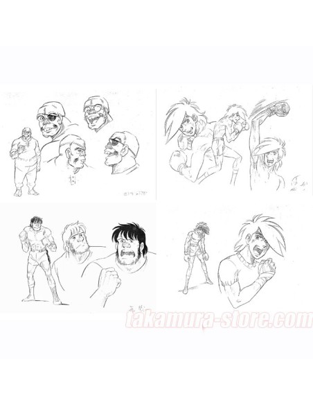 Ashita no joe 2 model sheets