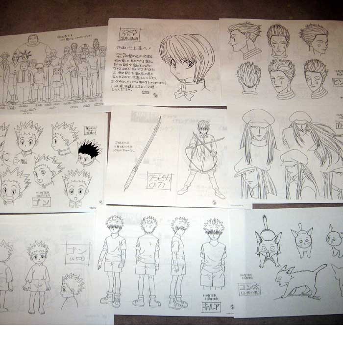 Settei Dreams on X: Color designs from Hunter x Hunter (2011).  #hunterxhunter #ハンターxハンター #hxh #settei #設定 #modelsheet #anime #conceptart  #charactersheet #characterdesign #lineart #design #animation #colordesign   / X