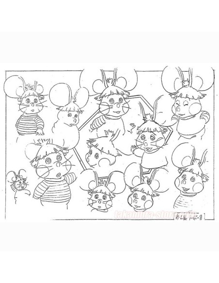 Topo Gigio Model Sheet