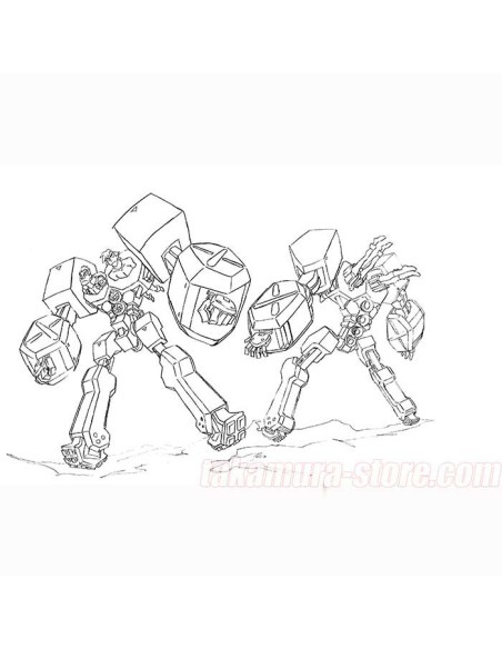 Kill la kill mechas & objects model sheet