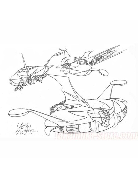 UFO Robot Grendrizer Model Sheet