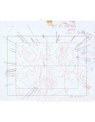Minky Momo anime cel R
