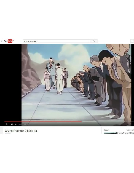 Crying Freeman anime cel R