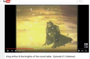 King Arthur and the Knights of the Round Table Anime Cel R