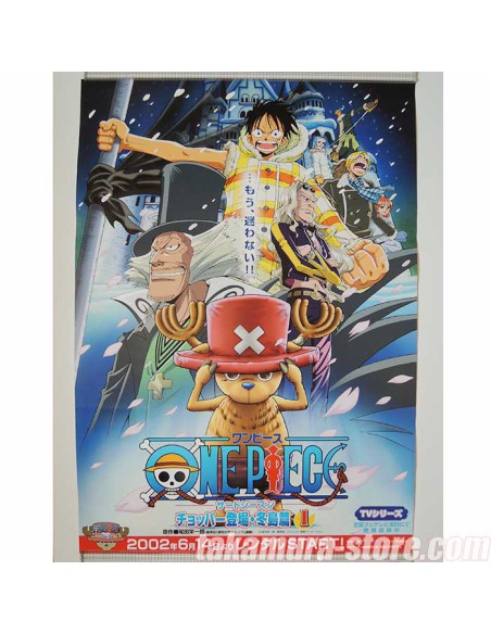 Poster One Piece épisode de Chopper Le Miracle des cerisiers en hiver