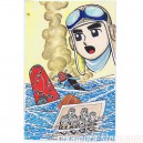 Exceptionnel genga original de Zero-sen Hayato