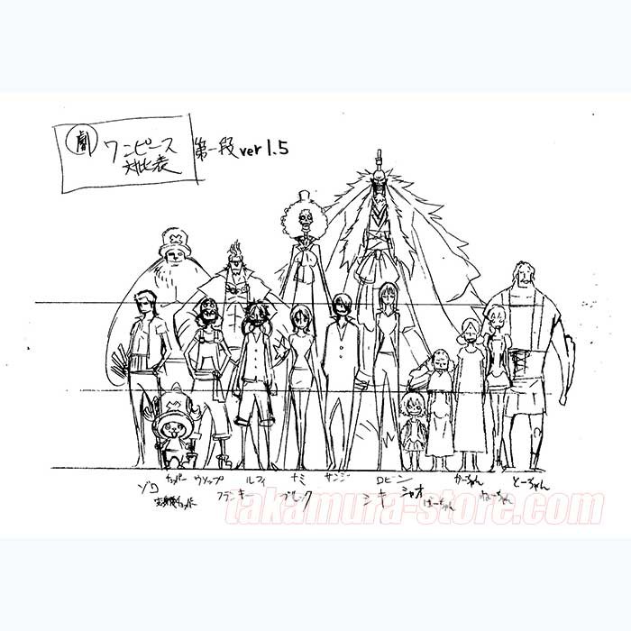 Model Sheets One Piece Strong World 130 Pages Model Sheets One Piece Strong World 130 Pages