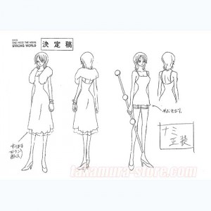 Model Sheets One piece strong world Artbook