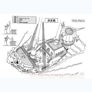 Model Sheets One piece strong world Artbook