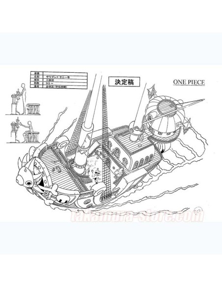 Model Sheets One piece strong world Artbook