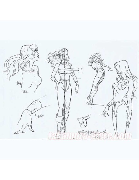 Space Cobra 1981 Model Sheet