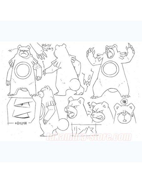 Pokemon TV episode 57 2003 model sheet