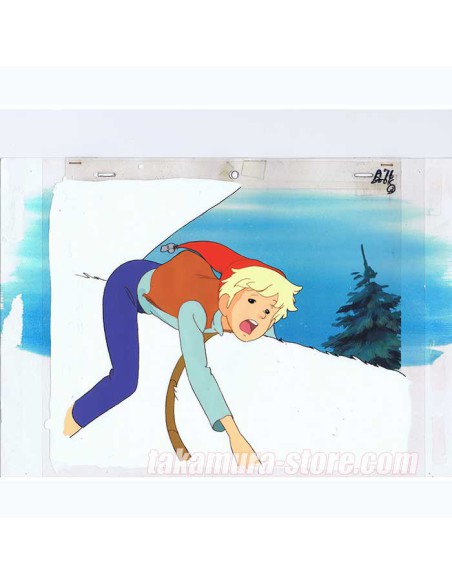 Nils Holgerson anime cel