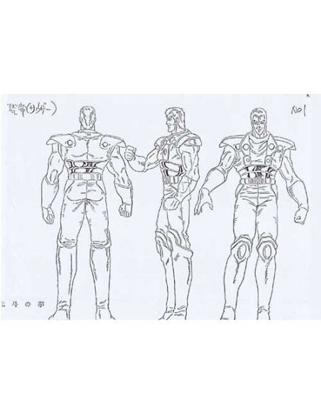 Ken Le Survivant Model Sheet