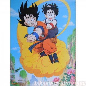 Poster Dragon Ball Z: Goku & Gohan nuage
