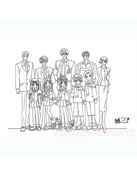 Card Captor Sakura Model Sheets