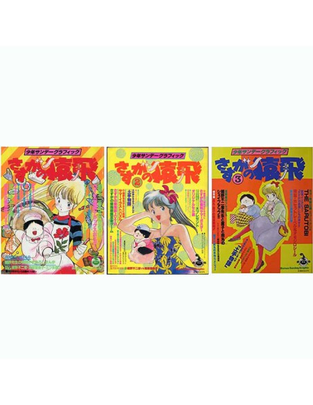 Sasuga no Sarutobi - set 3 artbooks Sunday Graphic