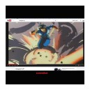 Dangaioh Hyper Combat Unit Opening anime cel 2