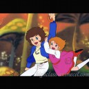 Maeterlinck's Blue Bird opening anime cel