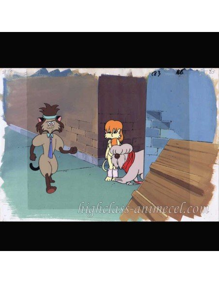 Heathcliff & the Catillac Cats anime cel 