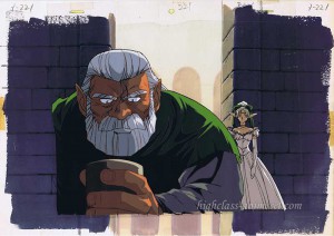 Record of Lodoss War anime cel